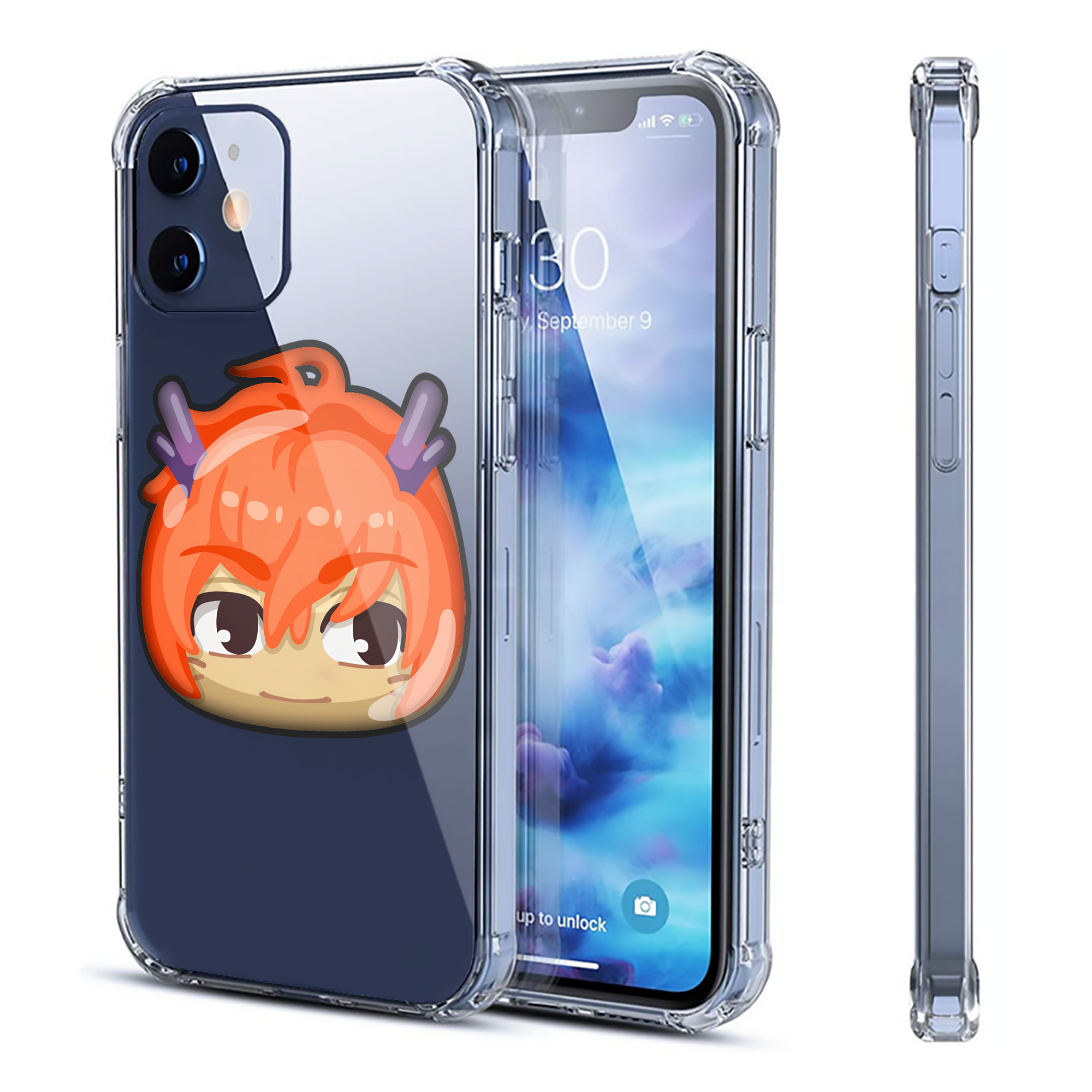（画像用） 妖怪ウォッチ Yo-kai Watch 【iPhone 12シリーズ対応】透明スマホケース（クリアソフトケース）